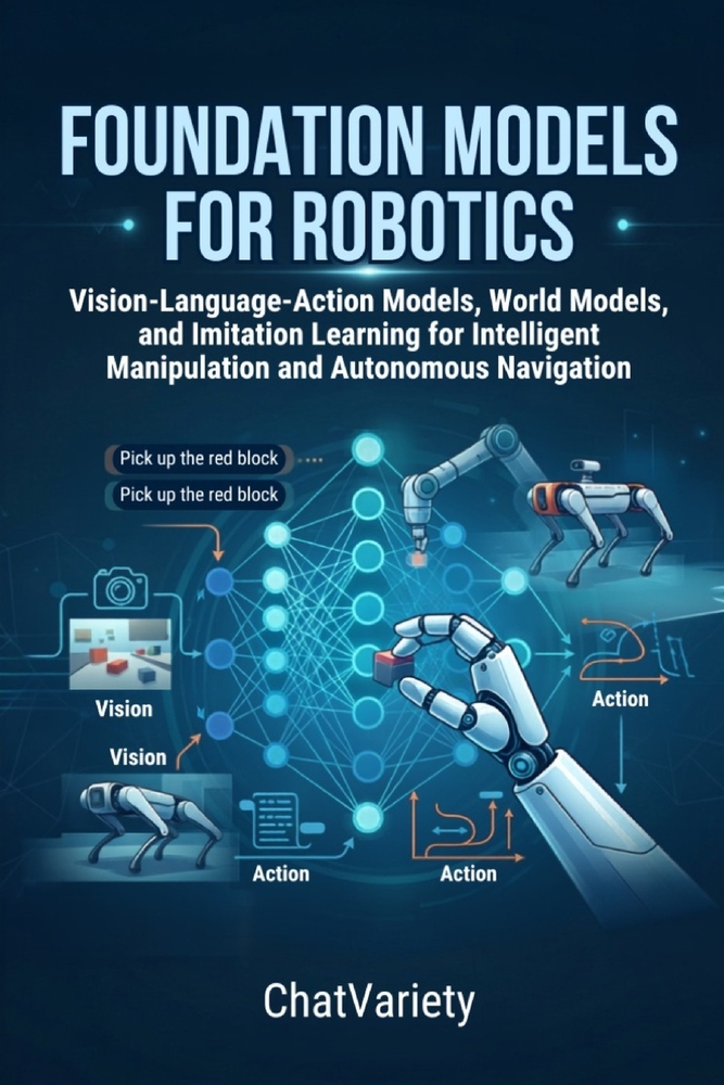 Foundation Models for Robotics: Vision-Language-Action Models, World Models, and Imitation Learning for Intelligent Manipulation and Autonomous Naviga cover