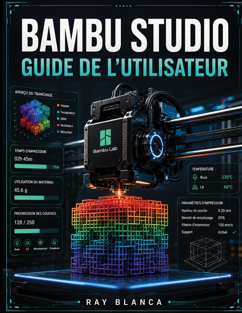 Bambu Studio Guide de l'Utilisateur: Le guide ultime du découpage 3D avancé, de l'impression multi-matériaux et de l'automatisation des flux de travai cover