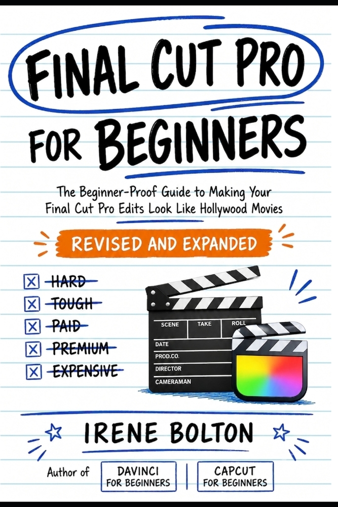 Final Cut Pro for Beginners: The Dummy-Proof Guide to Making Your Final Cut Pro Edits Look Like Hollywood Movies cover