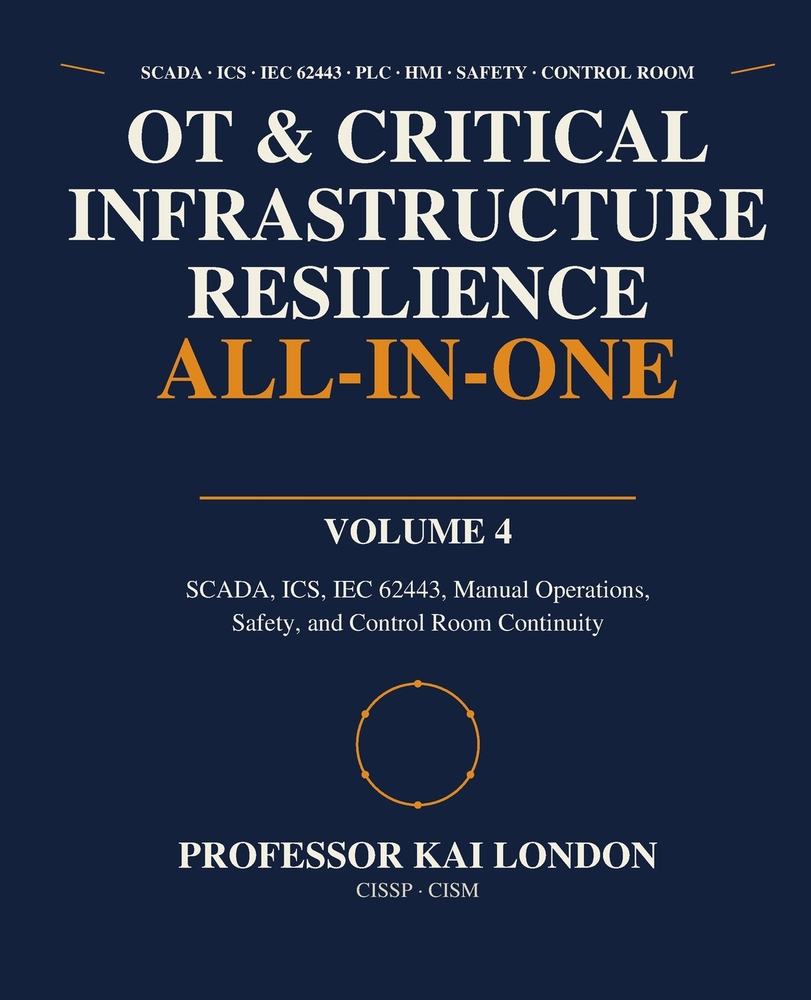 OT & Critical Infrastructure Resilience All-in-One: SCADA, ICS, IEC 62443, Manual Operations, Safety, and Control Room Continuity cover