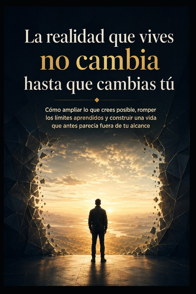 La realidad que vives no cambia hasta que cambias tú: Cómo ampliar lo que crees posible, romper los límites aprendidos y construir una vida que antes cover