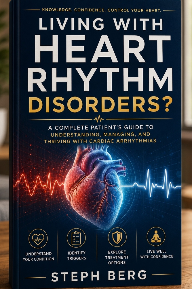 Living with Heart Rhythm Disorders: Arrhythmia Guide Understanding Symptoms, Triggers, Treatment Options, and Protecting Your Heart Health cover