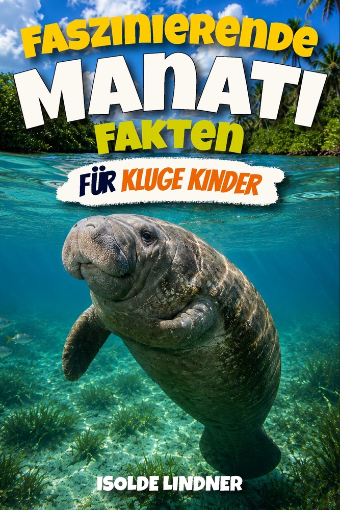 Faszinierende Manati-Fakten für kluge Kinder: Entdecken Sie die sanften Riesen von Flüssen, Quellen und Küstengewässern cover
