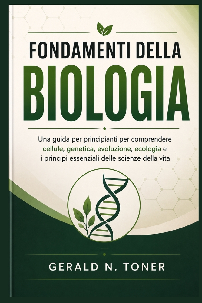 Fondamenti Della Biologia: Una guida per principianti per comprendere cellule, genetica, evoluzione, ecologia e i principi essenziali delle scienze de cover