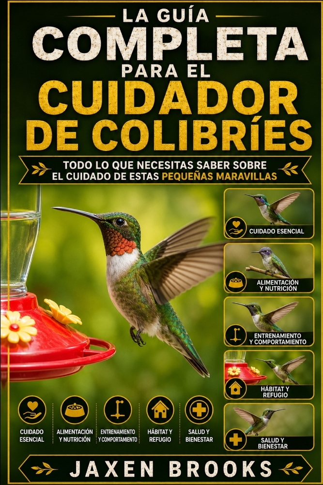 La Guía Completa Para El Cuidador de Colibríes: Todo lo que necesitas saber sobre el cuidado de estas pequeñas maravillas cover