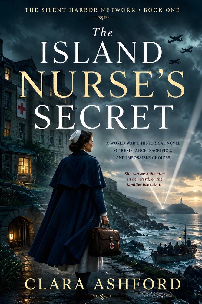 The Island Nurse's Secret: A WWII Historical Novel of Nazi-Occupied Jersey, Resistance, and Impossible Choices cover