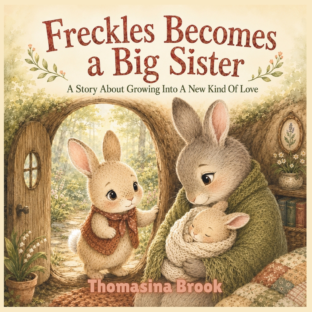 Freckles Becomes a Big Sister: A Gentle Picture Book About Jealousy, Change, and Finding Your Place in the Family (Ages 3-6) cover