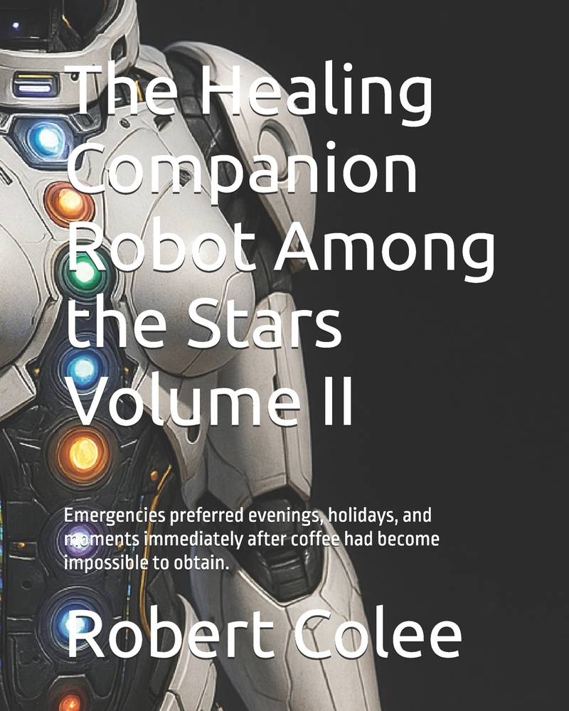 The Healing Companion Robot Among the Stars Volume II: Emergencies preferred evenings, holidays, and moments immediately after coffee had become impos cover