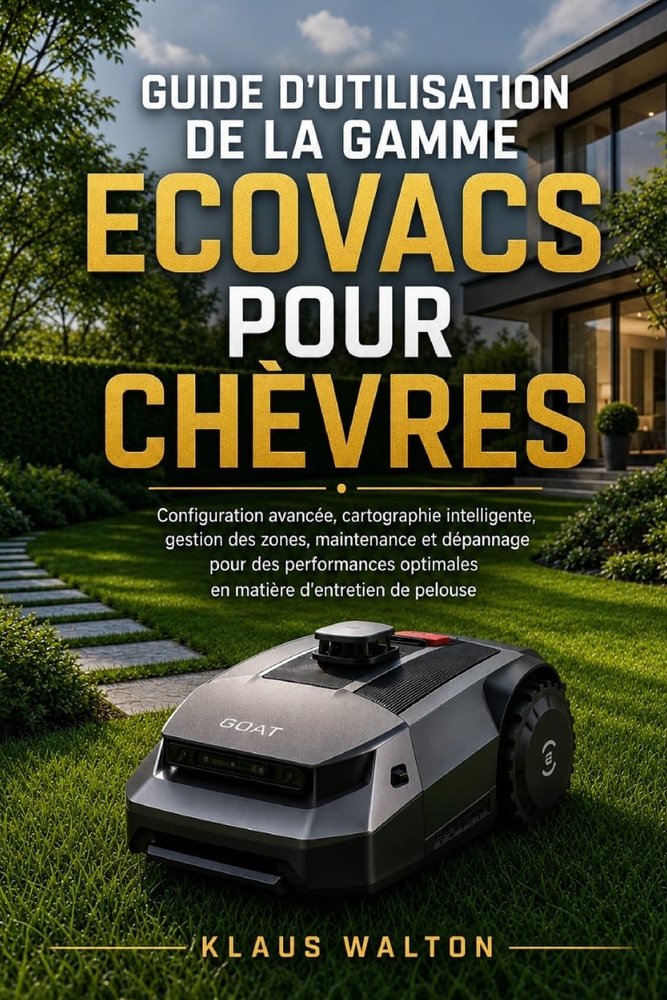 Guide d'Utilisation de la Gamme Ecovacs Pour Chèvres: Configuration avancée, cartographie intelligente, gestion des zones, maintenance et dépannage po cover
