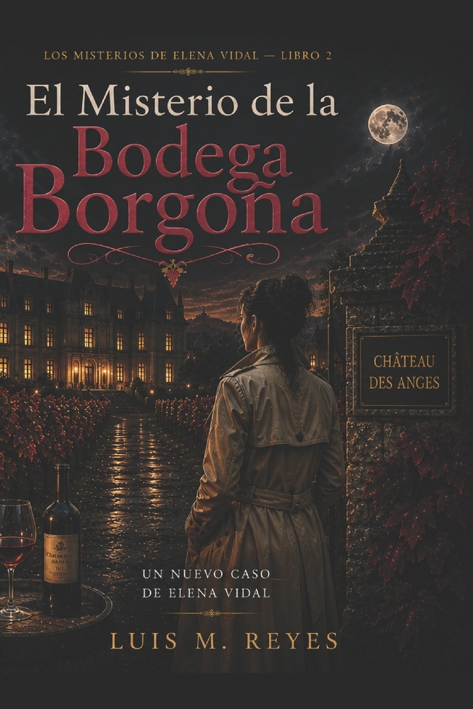 El Misterio de la Bodega Borgoña: Un Nuevo Caso de Elena Vidal cover