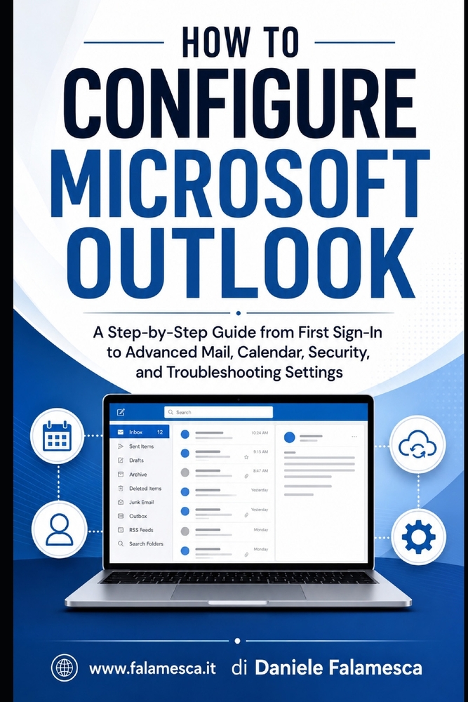 How to Configure Microsoft Outlook: A Step-by-Step Guide from First Sign-In to Advanced Mail, Calendar, Security, and Troubleshooting Settings cover