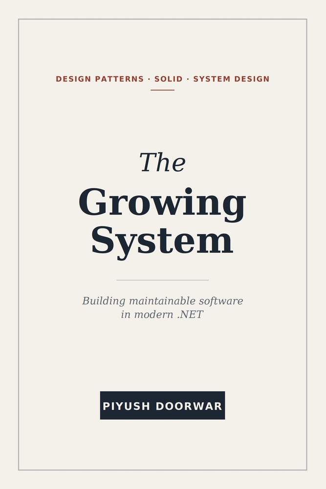 The Growing System: Design Patterns, SOLID, and System Design in Modern .NET cover