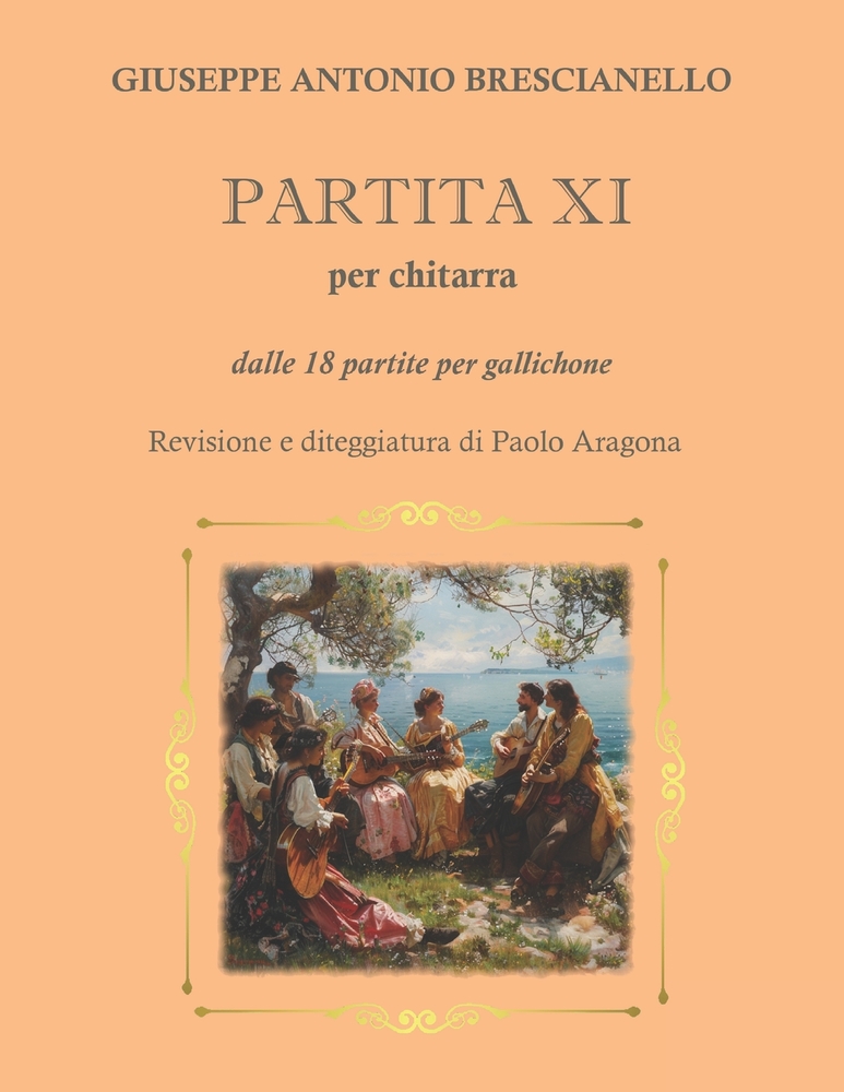 PARTITA XI per chitarra: dalle 18 partite per gallichone cover