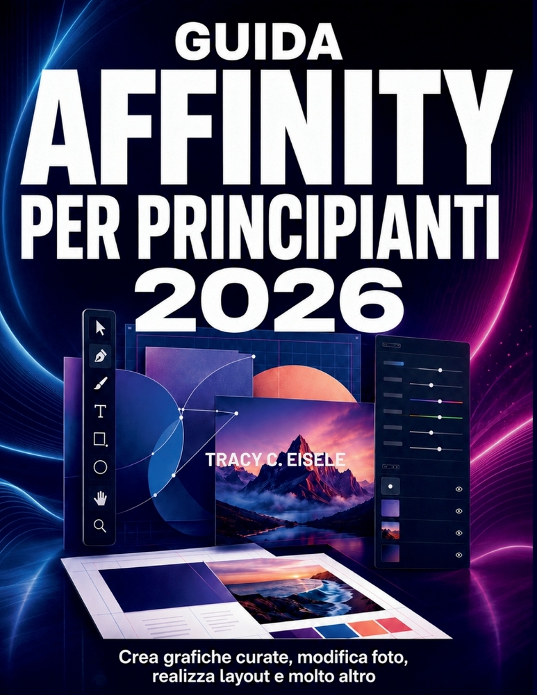 Guida Affinity Per Principianti 2026: Crea grafiche curate, modifica foto, realizza layout e molto altro cover