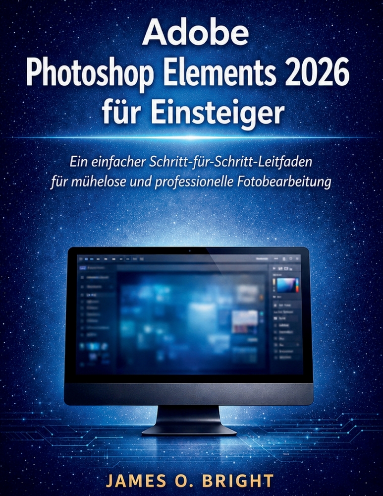 Adobe Photoshop Elements 2026 für Einsteiger: Ein einfacher Schritt-für-Schritt-Leitfaden für mühelose und professionelle Fotobearbeitung cover