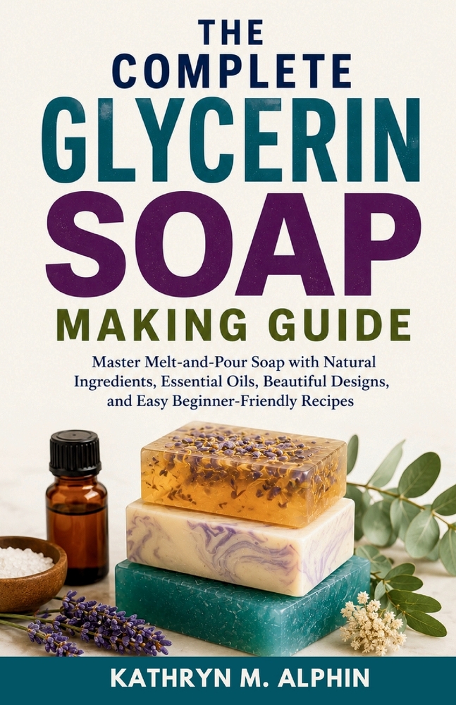 The Complete Glycerin Soap Making Guide: Master Melt-and-Pour Soap with Natural Ingredients, Essential Oils, Beautiful Designs, and Easy Beginner-Frie cover