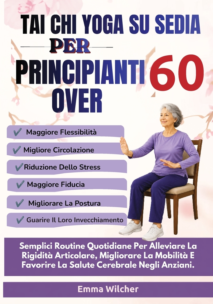 Tai CHI Yoga Su Sedia Per Principianti Over 60: Semplici Routine Quotidiane Per Alleviare La Rigidità Articolare, Migliorare La Mobilità E Favorire La cover