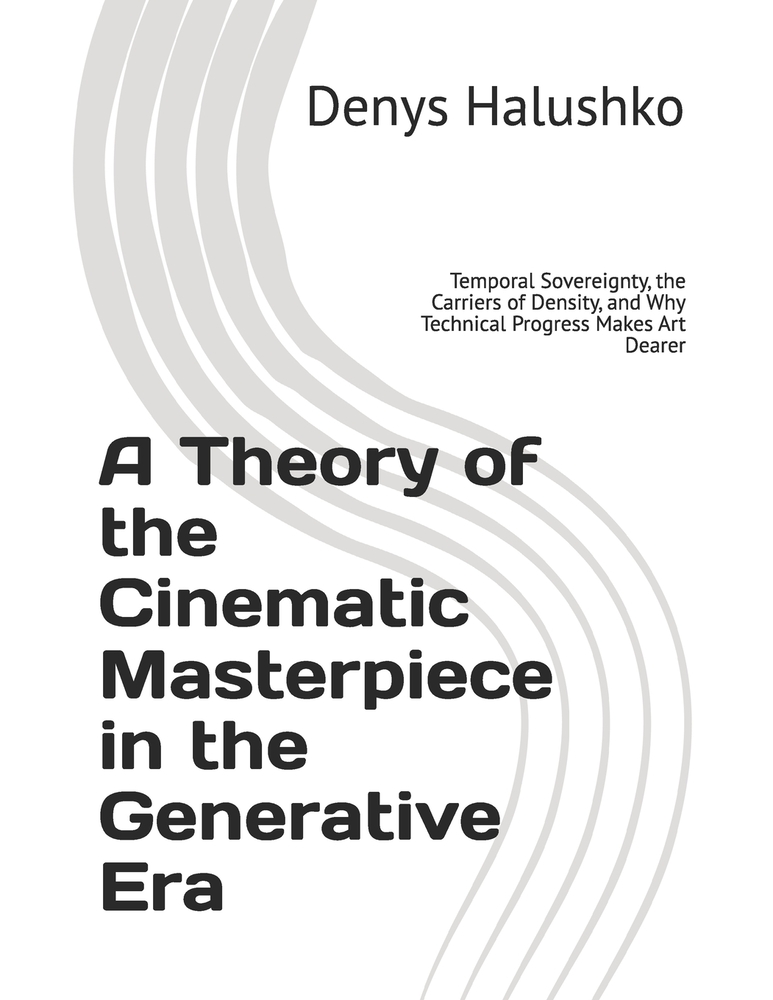 A Theory of the Cinematic Masterpiece in the Generative Era: Temporal Sovereignty, the Carriers of Density, and Why Technical Progress Makes Art Deare cover