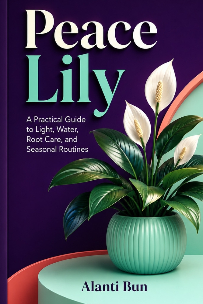 Peace Lily: A Practical Guide to Light, Water, Root Care, and Seasonal Routines cover