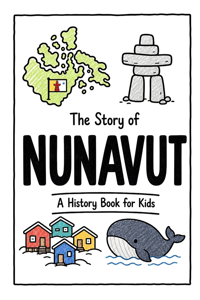 The Story of Nunavut - A History Book for Kids: A Fun, Educational, and Illustrated Journey Through Nunavut History for Children and Curious Minds cover