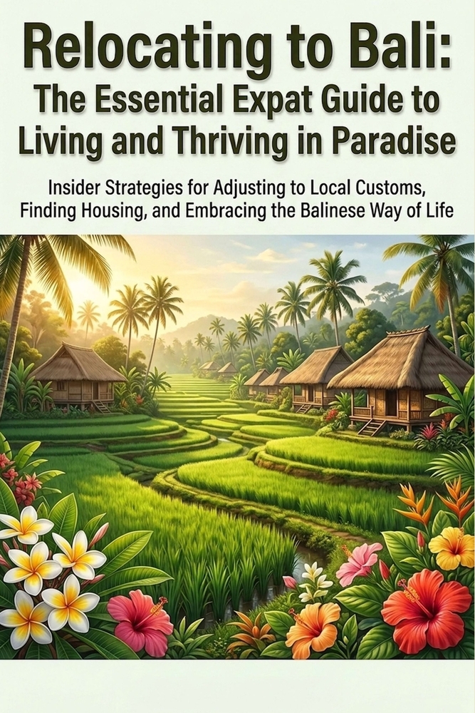 Relocating to Bali: The Essential Expat Guide to Living and Thriving in Paradise: Visa Tips, Cultural Insights, Housing & Career Advice for a Seamless cover