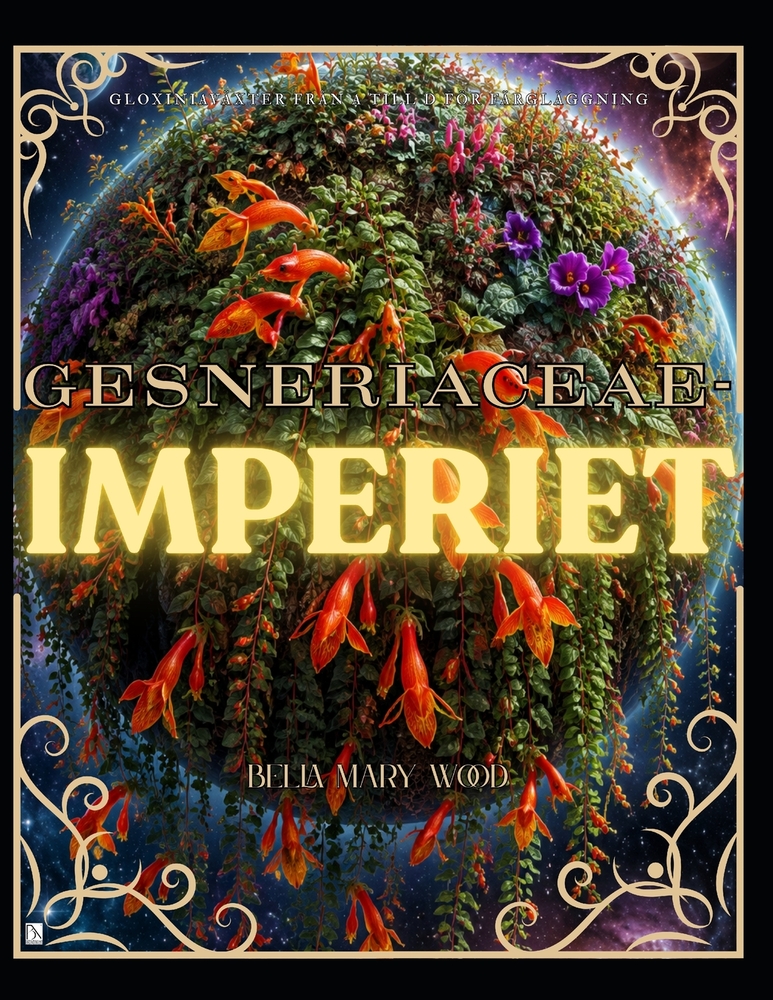 Gesneriaceae-Imperiet från A till D: En konstnärlig atlas över Gesneriaceae med färgläggning och skissidor cover