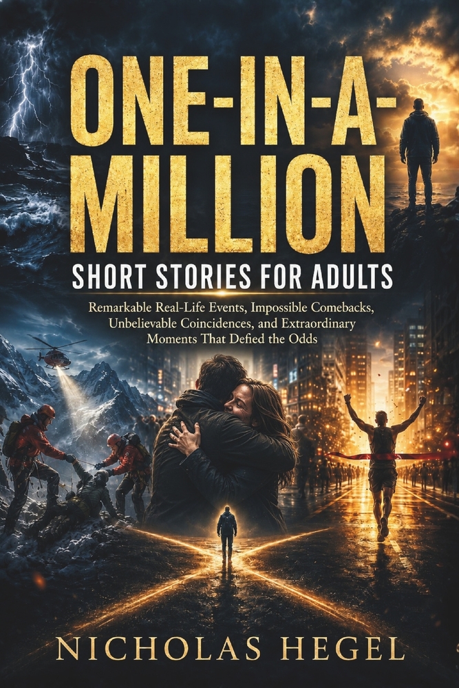 One-in-a-Million Short Stories for Adults: Remarkable Real-Life Events, Impossible Comebacks, Unbelievable Coincidences, and Extraordinary Moments Tha cover
