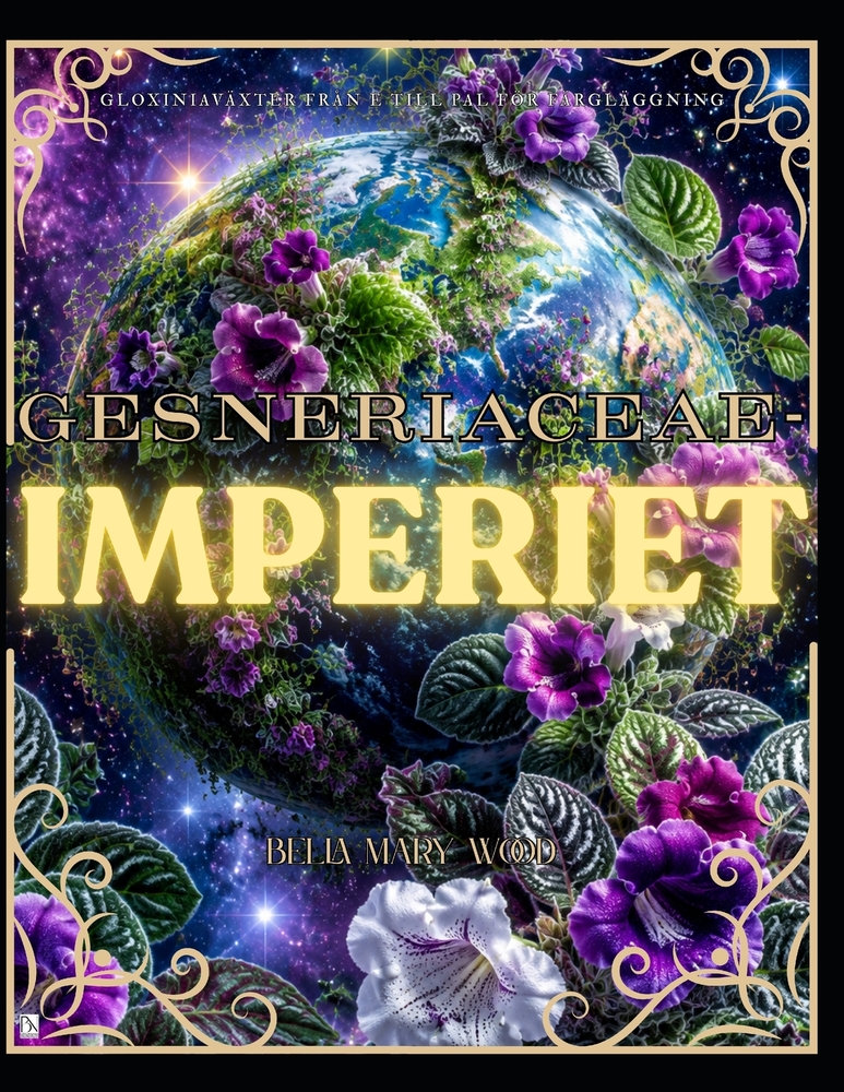 Gesneriaceae-Imperiet från E till P: Färglägg, följ konturerna och upptäck Gesneriaceae-imperiet cover