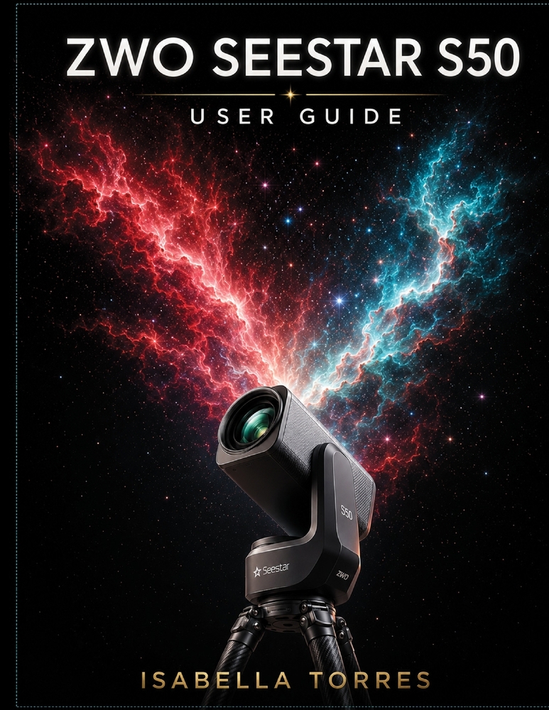 Zwo Seestar S50 User Guide: The Complete Masterclass for Beginners to Capture Stunning Deep-Sky Images with the All-In-One Smart Telescope cover