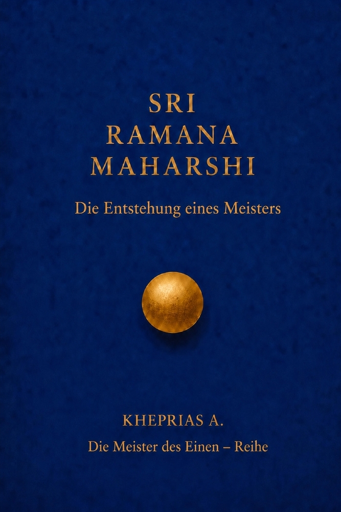 SRI RAMANA MAHARSHI - Die Meister des Einen: Die Entstehung eines Meisters cover