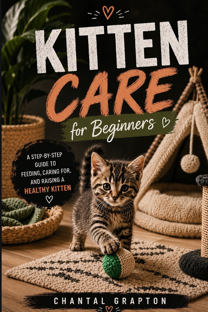 Kitten Care for Beginners: A Step-by-Step Guide to Feeding, Caring for, and Raising a Healthy Kitten cover