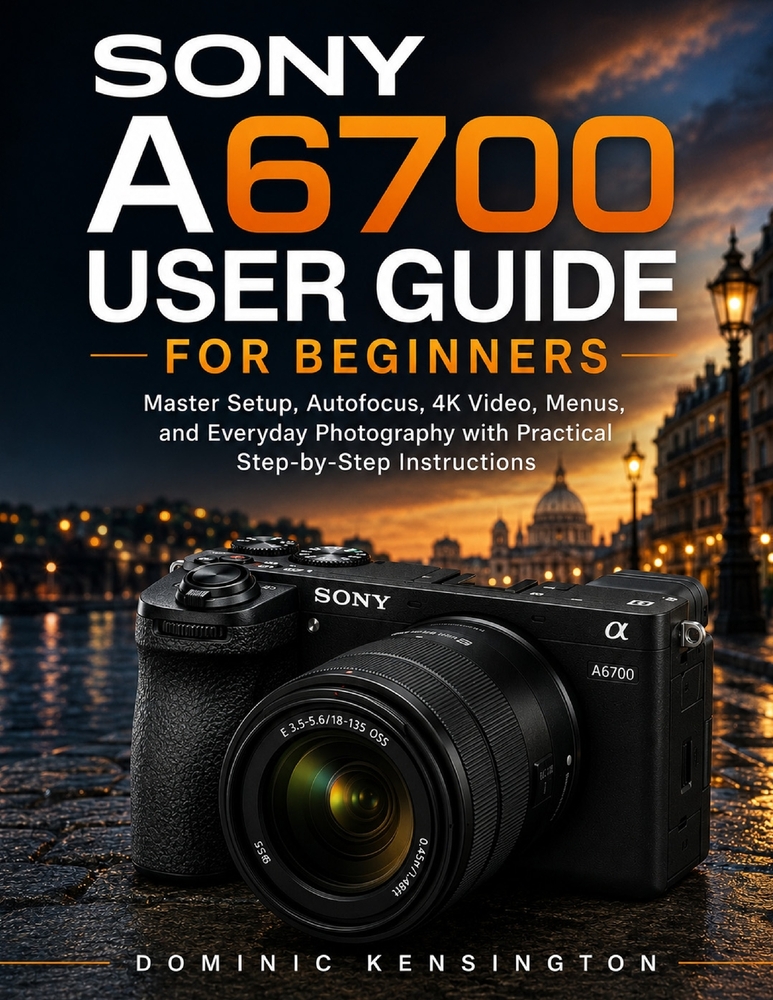 Sony A6700 User Guide for Beginners: Master Setup, Autofocus, 4K Video, Menus, and Everyday Photography with Practical Step-by-Step Instructions cover