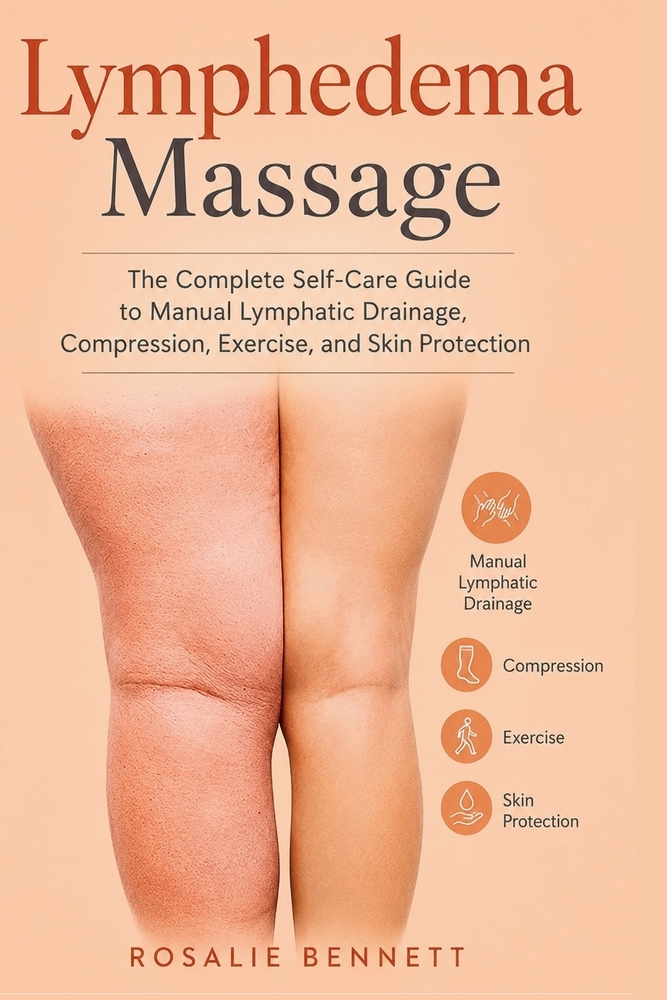 Lymphedema Massage: The Complete Self-Care Guide to Manual Lymphatic Drainage, Compression, Exercise, and Skin Protection cover