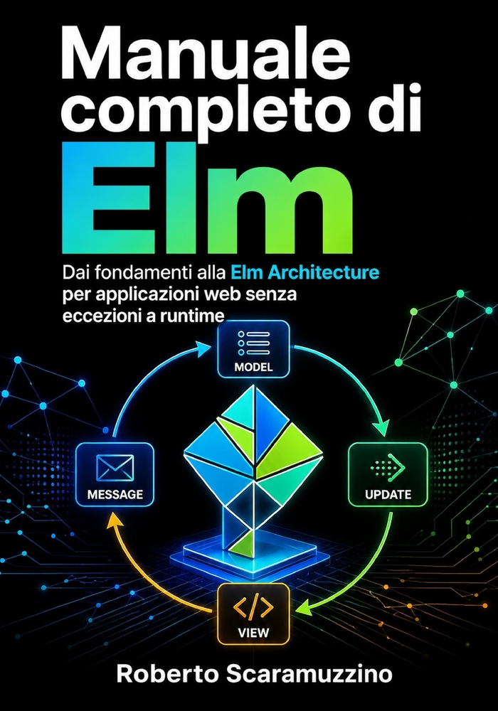Manuale completo di Elm: Dai fondamenti alla Elm Architecture per applicazioni web senza eccezioni a runtime cover