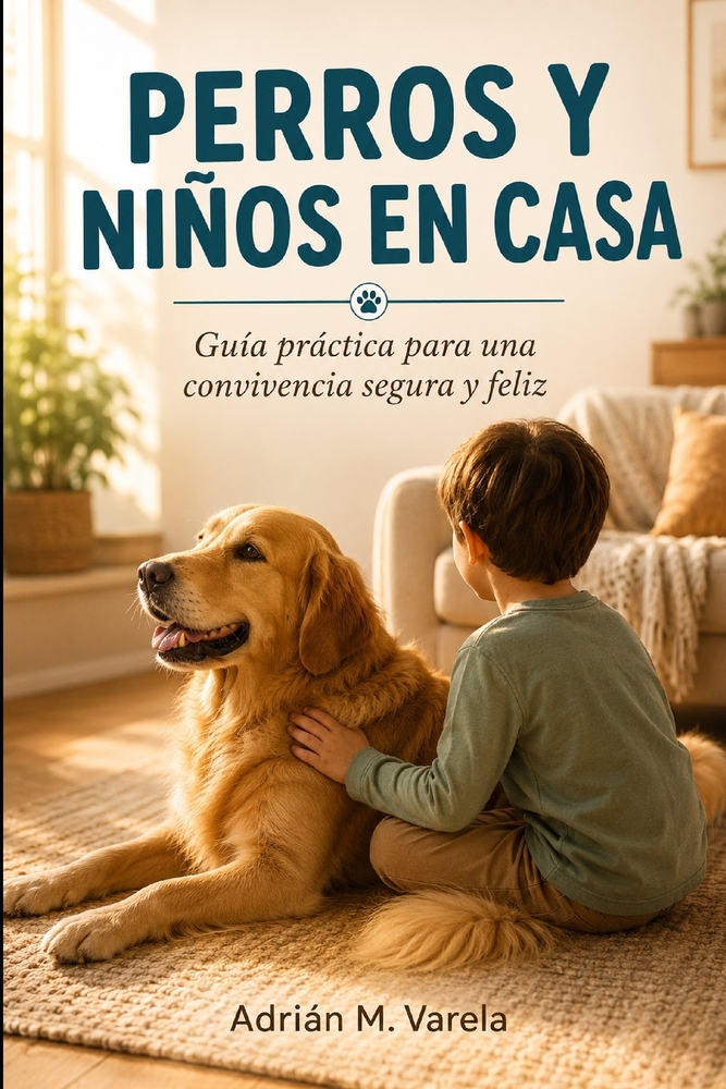 Perros Y Niños En Casa: Guia Practica para una convivencia segura y feliz cover