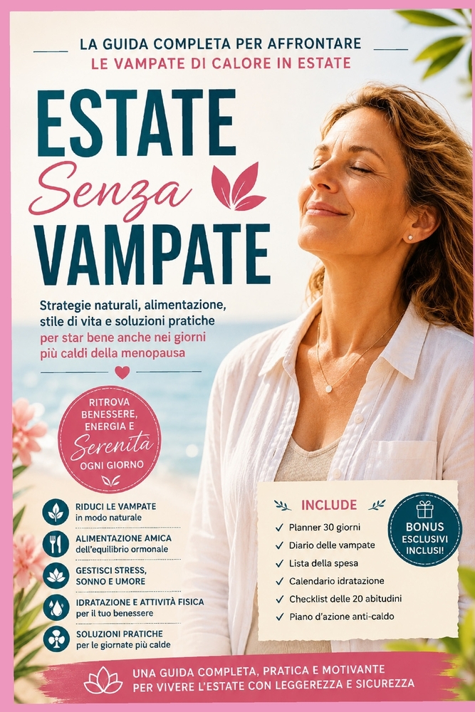 Estate senza vampate: La guida completa per affrontare le vampate di calore in estate cover