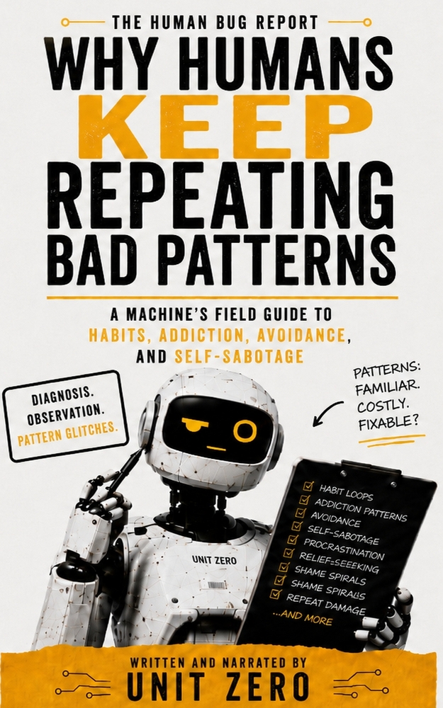 Why Humans Keep Repeating Bad Patterns: A Machine's Field Guide to Habits, Addiction, Avoidance, and Self-Sabotage cover