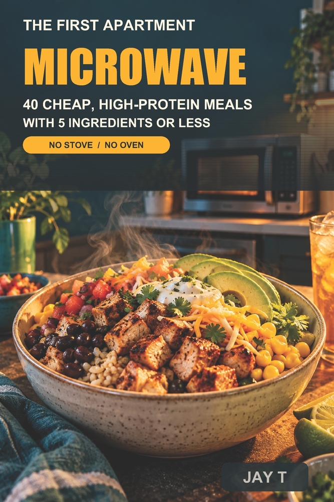 The First Apartment Microwave: Comfort Food Edition: 40 Cheap, Cozy Microwave Meals for College Students, Dorm Rooms & Beginner Cooks cover