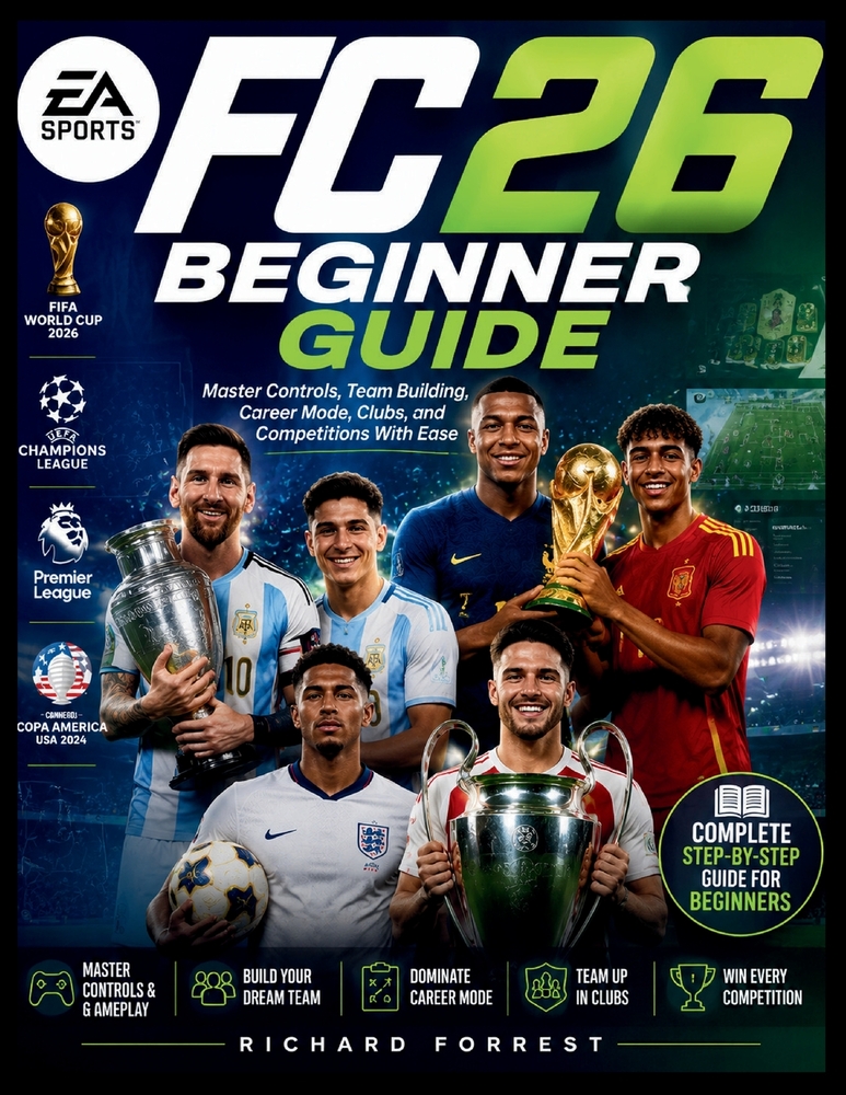 EA Sports FC 26 Beginner Guide: Master Controls, Team Building, Career Mode, Clubs, and Competitions With Ease cover