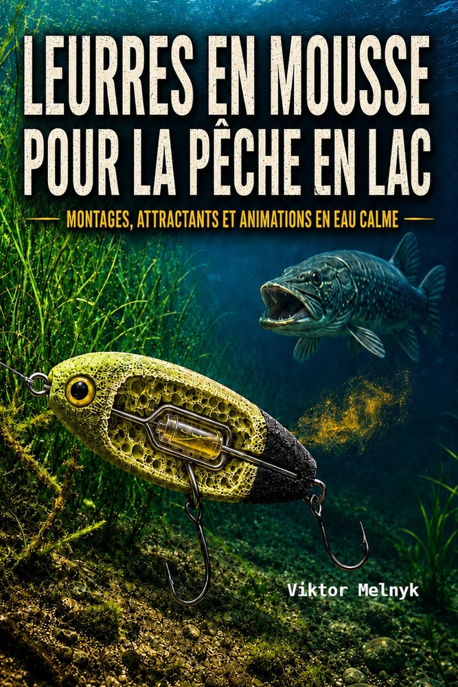 Leurres en mousse pour la pêche en lac: Montages, attractants et animations en eau calme cover
