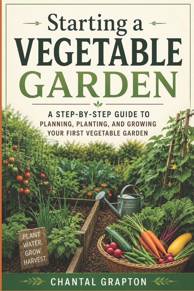 Starting a Vegetable Garden: A Step-by-Step Guide to Planning, Planting, and Growing Your First Vegetable Garden cover