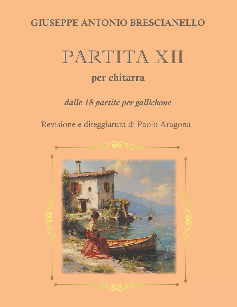 PARTITA XII per chitarra: dalle 18 partite per gallichone cover