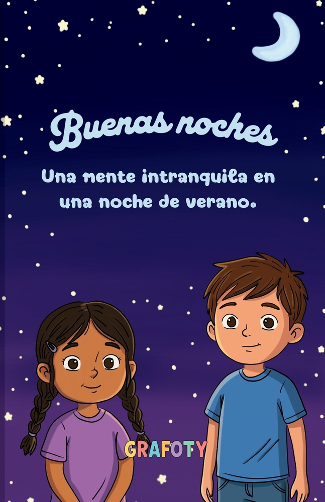 Buenas noches.: Una mente intranquila en una noche de verano. cover