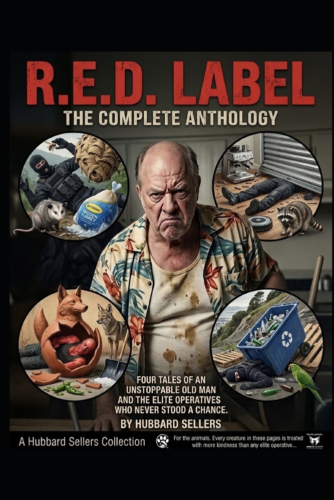 R.E.D. LABEL The Complete Anthology: Four Tales of an Unstoppable Old Man and the Elite Operatives Who Never Stood a Chance cover