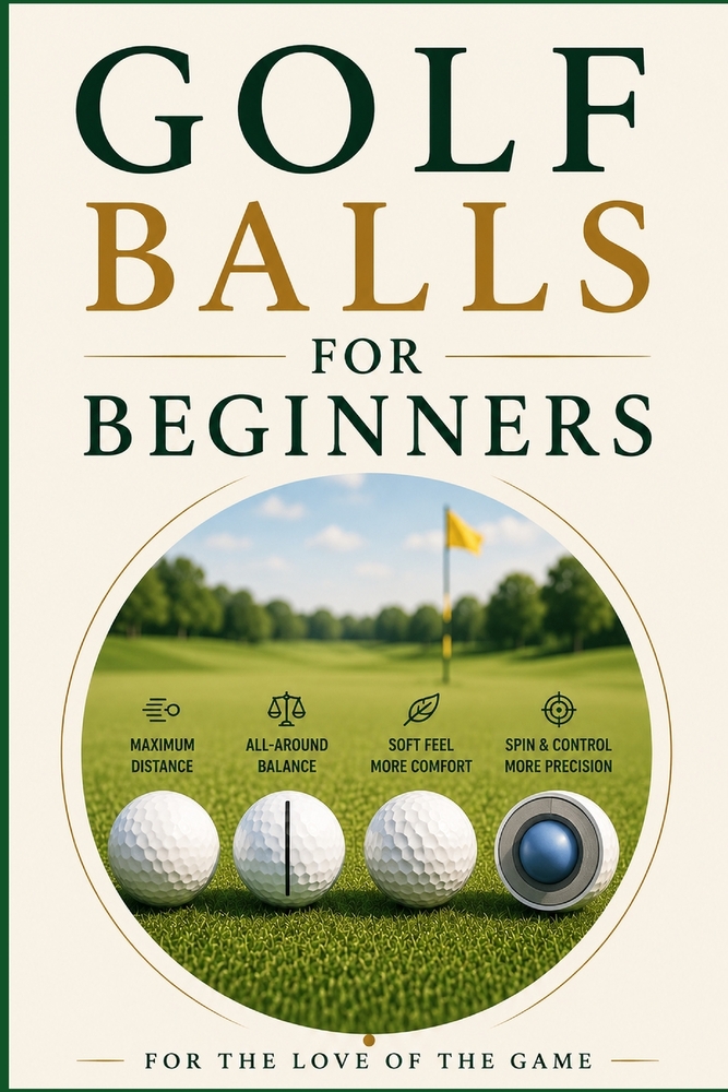 Golf Balls for Beginners: A Complete Beginner's Guide to Choosing the Right Golf Ball for Distance, Accuracy, and Lower Scores cover