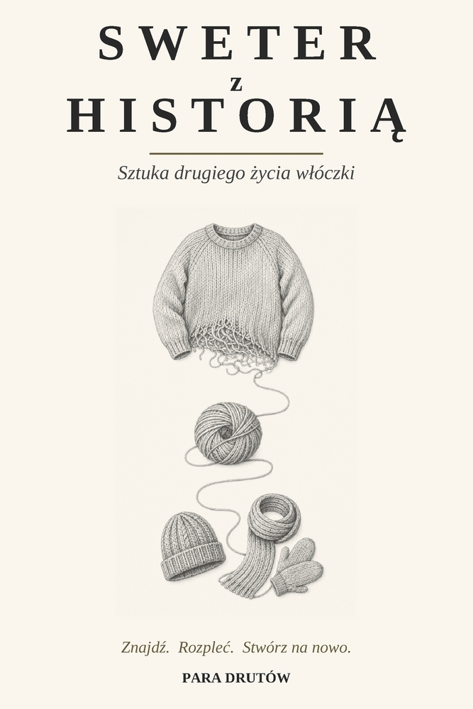 Sweter z historią: Sztuka drugiego życia wlóczki. Upcykling, naprawa i dziewiarstwo z odzyskanej welny cover
