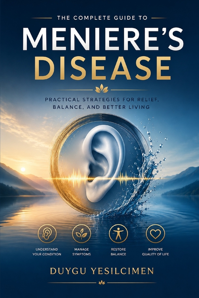 The Ménière's Disease: Daily Management: A Complete Guide to Managing Vertigo, Tinnitus, Hearing Loss, Balance, Diet, and Daily Life cover