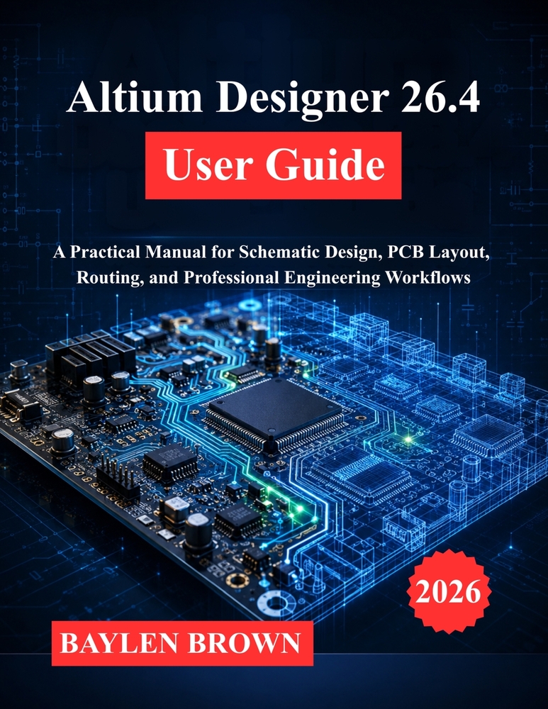 Altium Designer 26.4 User Guide: A Practical Manual for Schematic Design, PCB Layout, Routing, and Professional Engineering Workflows cover