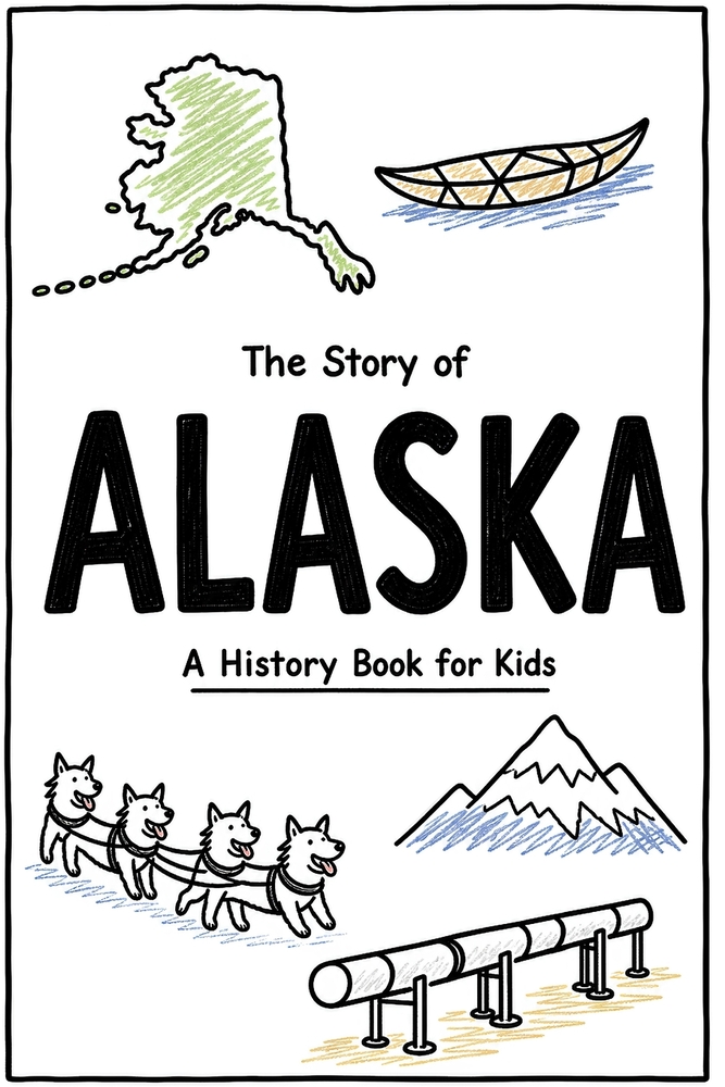 The Story of Alaska - A History Book for Kids: A Fun and Educational Illustrated Alaska History Book for Kids with Fast Facts and Easy Reading for You cover