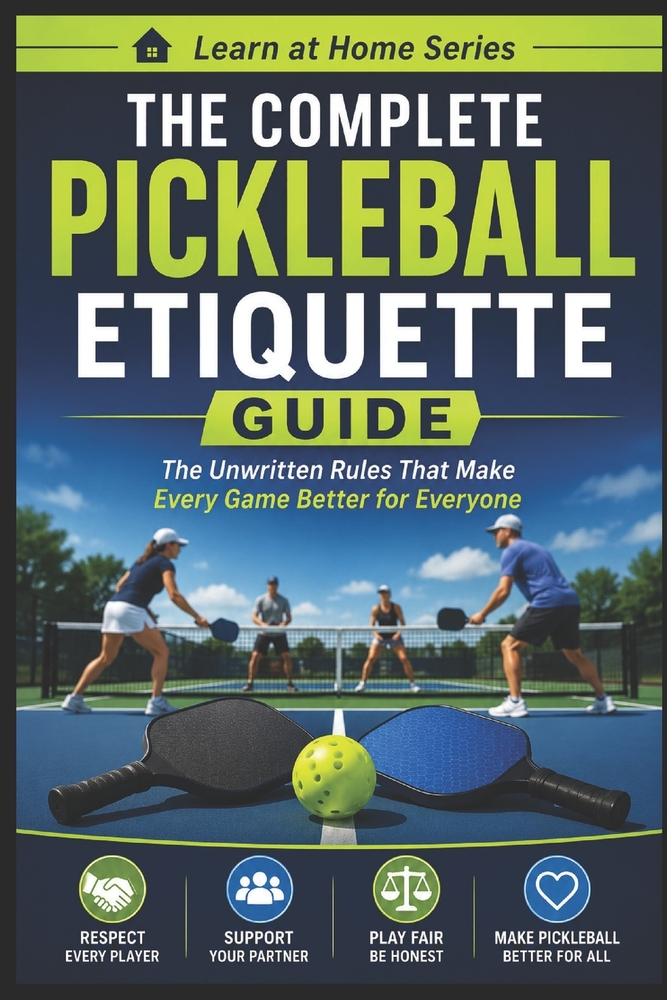 The Complete Pickleball Etiquette Guide: The Unwritten Rules that Make Every Game Better For Everyone cover